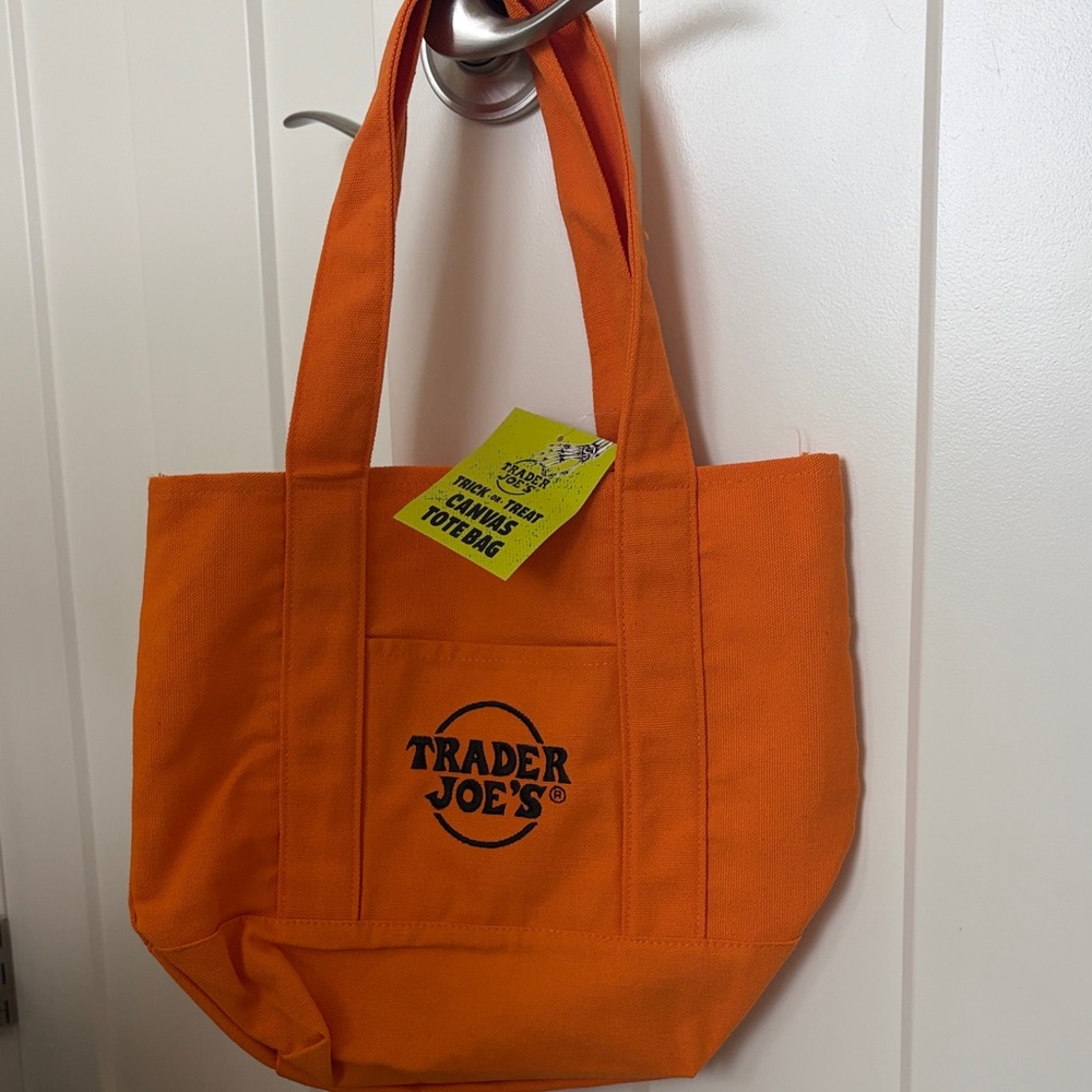 Trader Joe's Orange Tote Bag
